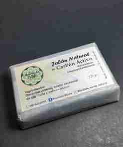 Natural activated carbon soap. Green Mandala. Vilcabamba - Ecuador